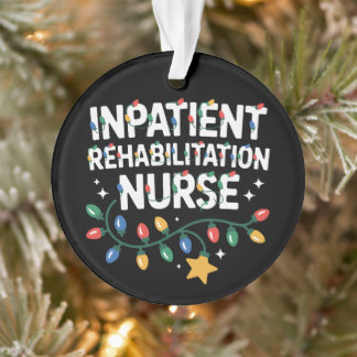 Verpleegkundige Revalidatie Kerstverlichting Ornament