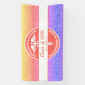 Verpleegkundige RN Afstuderen Rainbow Party Gepers Spandoek (Verticaal)