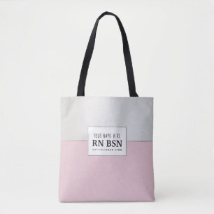 Verpleegkundige RN BSN Simple Cute Personalized Draagtas