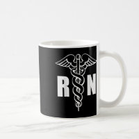Verpleegkundige Rn Caduceus Medisch Symbool Verple