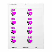 Verpleegkundige RN Care Etiket (Full Sheet)