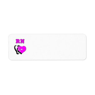 Verpleegkundige RN Care Etiket