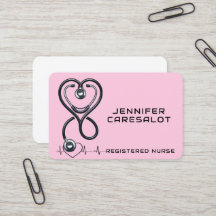 Verpleegkundige RN, LVN, LPN, Visitekaartje van de