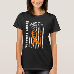 Verpleegkundige RN Multiple Sclerose Vlag Onderste T-shirt