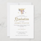 Verpleegkundige School Afstuderen Caduceum Rozen C Kaart (Voorkant)