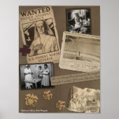 "Verpleegkundige" Scrapbook Print (Voorkant)