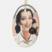 Verpleegkundige - SRF Keramisch Ornament (Links)