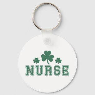 Verpleegkundige St. Patrick's Day Sleutelhanger