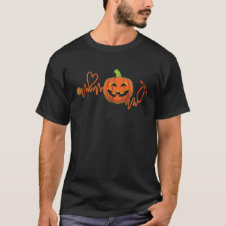 verpleegkundige Stethoscope Pumpkin Halloween T-shirt