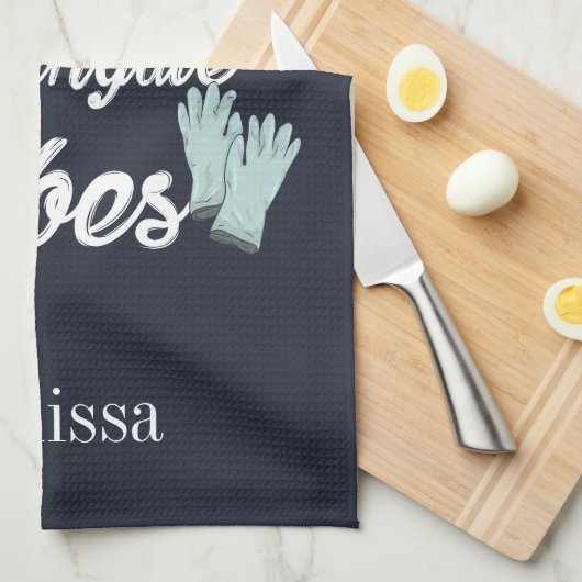 Verpleegkundige Student Nightingale Vibes Personee Theedoek (Quarter Fold)