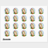 Verpleegkundige Tattoo Ronde Sticker (Vel)