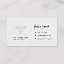 Verpleegkundige visitekaartjes