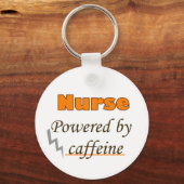 Verpleegkundige voeding door cafeïne sleutelhanger (Voorkant)
