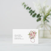 Verpleegkundige Volwassen Zorgverlener Bloemstetho Visitekaartje (Staand voorkant)