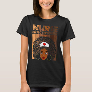 Verpleegkundige voor vrouwen Amerikaans Afri T-shirt