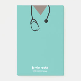 Verpleegkundige Ziekenhuis Scrubs Afro-Amerikaanse Post-it® Notes
