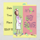 Verpleegkundigen Babydouches Kaart (Voorkant / Achterkant)