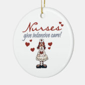 Verpleegkundigen geven Intensive Care T-shirts en  Keramisch Ornament (Links)