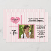 Verpleegkundigen hebben een groot hart Foto Afstud Kaart (Voorkant / Achterkant)