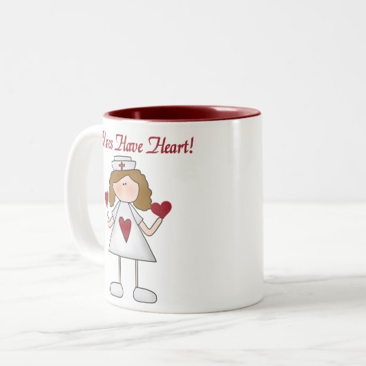 Verpleegkundigen hebben Mok (Voorkant links)