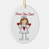 Verpleegkundigen hebben T-shirts en geschenken Keramisch Ornament (Rechts)