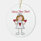 Verpleegkundigen hebben T-shirts en geschenken Keramisch Ornament (Links)