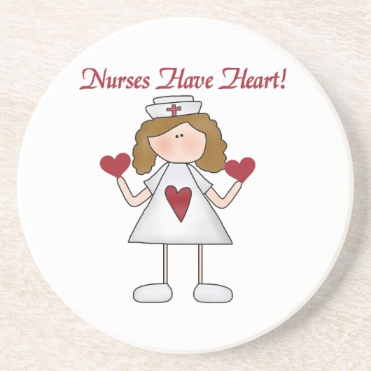 Verpleegkundigen hebben T-shirts en geschenken Zandsteen Onderzetter (Voorkant)