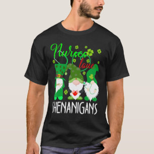 Verpleegkundigen houden van kattenkwaad Funny Gnom T-shirt