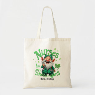Verpleegkundigen houden van kattenkwaad St. Patric Tote Bag