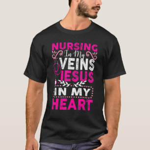 Verpleegkundigen in mijn zegenhuis liefdesverplee t-shirt