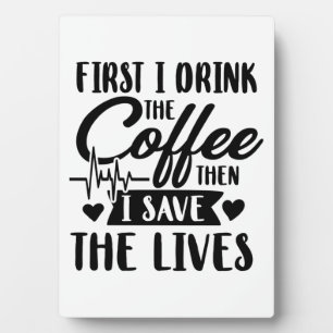 Verpleegkundigen   Koffie voor de eerste Drink en  Fotoplaat
