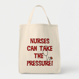 Verpleegkundigen kunnen de druk op zich nemen tote bag
