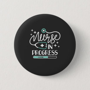 Verpleegkundigen Lopende verpleegkundige Ronde Button 5,7 Cm