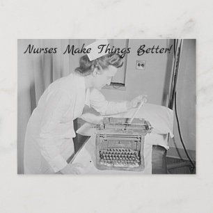 Verpleegkundigen maken dingen beter Foto Briefkaa Briefkaart