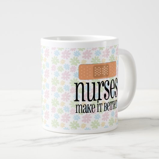 Verpleegkundigen maken het beter, Bandage Jumbo Mok (Voorkant rechts)