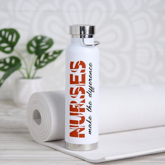 Verpleegkundigen maken het verschil waterfles (Yoga)