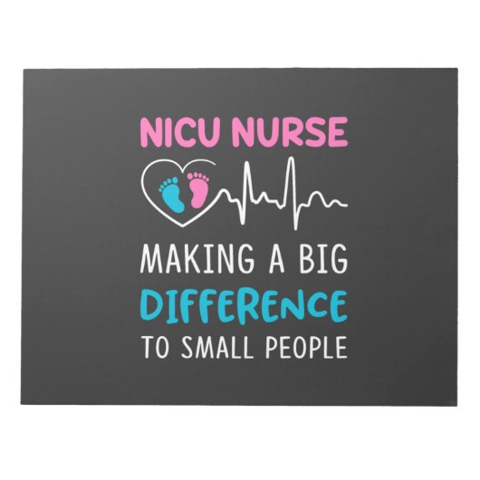 Verpleegkundigen | Nicu Nurse Notitieblok (Voorkant)