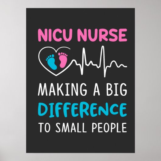 Verpleegkundigen | Nicu Nurse Poster (Voorkant)