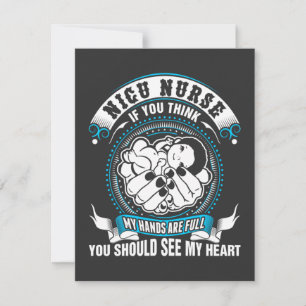 Verpleegkundigen Nicu Zurse Mijn hand is vol Bedankkaart