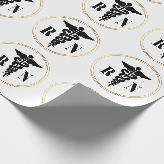 Verpleegkundigen - Papier voor zwarte en goudvulli (Hoek)