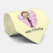 Verpleegkundigen R Angels T-shirts en cadeautjes Stropdas (Opgerold)