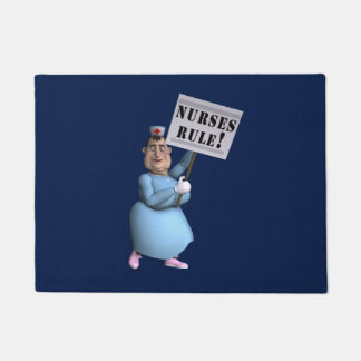 Verpleegkundigen-regel! Deurmat