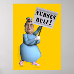 Verpleegkundigen-regel! Poster