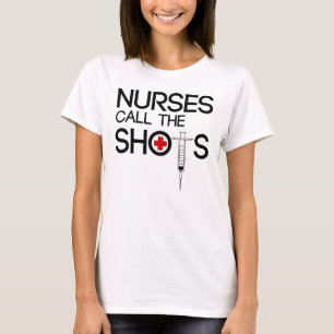 verpleegkundigen roepen de schoten op t-shirt