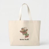 Verpleegkundigen rotszak grote tote bag (Voorkant)