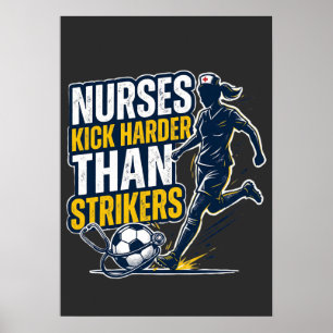 Verpleegkundigen trappen harder dan spitsers poster