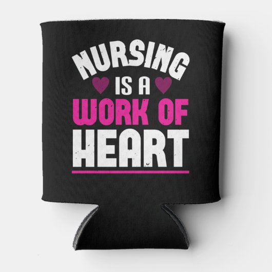 Verpleegkundigen van Corona zijn een hart- en vaat Blikjeskoeler (Voorkant)