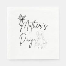 Verpleegkundigen van Moederdag Papier Napkins