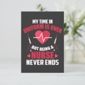 Verpleegkundigen | Verpleger Bedankkaart (Staand voorkant)