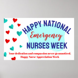 Verpleegkundigen Week Waardering Banner - Honoring Poster